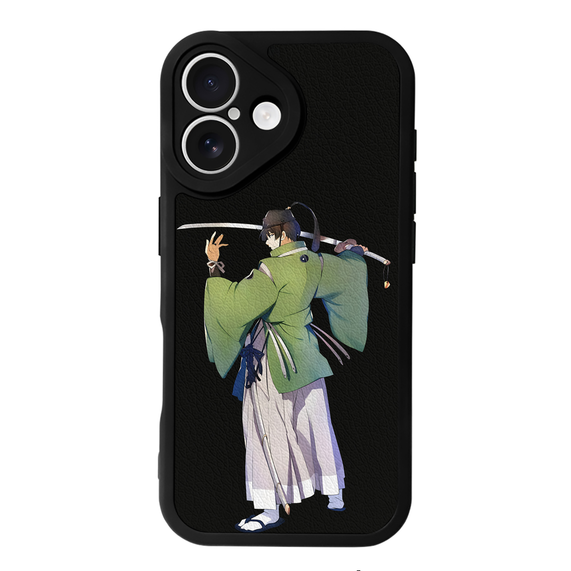 （画像用） 刀剣乱舞 Touken Ranbu 【iPhone 16シリーズ対応】シリコンスマホケース（レザー調） 材質：シリコン
